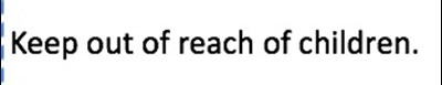 Keep out of reach of children.jpg Keep out of reach of children - Keep out of reach of children